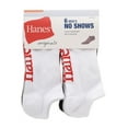 thumbnail image 5 of Hanes Originals Men's No-Show Socks, Moisture Wicking, 6-Pair Pack, 5 of 8