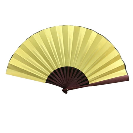 

HYmarket Exquisite DIY Folding Fan - Smooth Burr-free Bamboo Silk Cloth Blank Chinese Folding Fan Gift Supply