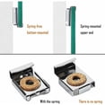 thumbnail image 3 of 4 Pieces Spring Mirror Clips Mirror Hanger Clips Fixing Mirror Clamp Mirror Brackets With Studs and Screws for Mirror Fixing Hangers Can Support, 3 of 5