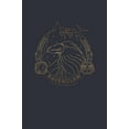 thumbnail image 2 of Junior's Harry Potter Ravenclaw House Emblem  Festival Muscle Graphic Tee Denim Blue Heather X Small, 2 of 4