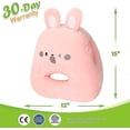 thumbnail image 2 of Almohada suave de conejito juguetes de peluche YONGSHENG cojín para la siesta Animal relleno cumpleaños Navidad para niños pequeños, 2 of 5