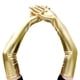 thumbnail image 2 of Guantes largos Hugo metálicos para Dance Opera Cosplay 53cm Oro, 2 of 8