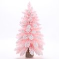 thumbnail image 1 of Mini Christmas Tree 60cm Artificial Desktop Xmas Tree for Holiday Decor , Cherry Blossom Pink, 1 of 4