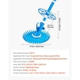 thumbnail image 7 of Automatic Suction Pool Vacuum Cleaner with 12 Hoses for Inground and Above Ground Pools Up to 20 x 35 ft, 7 of 7