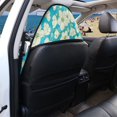 thumbnail image 5 of POLERO White Cherry Blossom Terry Cloth Car Seat Cover, Sweat Proof Non Slip Waterproof Front Seat Cover Fit for Trucks Cars Vans, 5 of 7