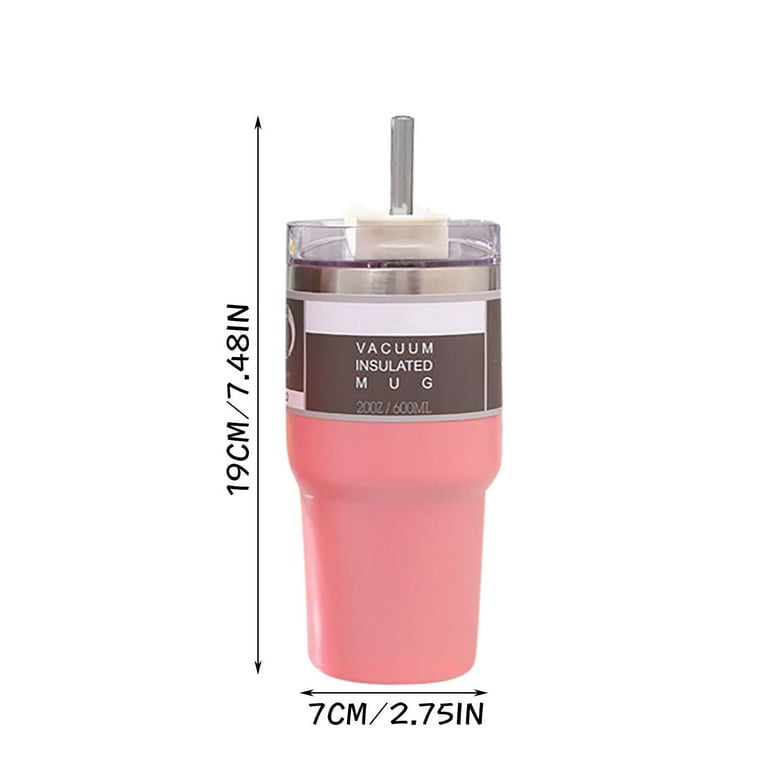 Coffee Mug Termos Water Bottle with Straw Big Thermos Bottle 900ml