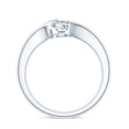 thumbnail image 2 of Rosec Jewels Lab Grown Diamond Designer Engagement Ring, 0.6 Carat, EF-VS Grade, 18K White Gold, US 6.50, 2 of 8