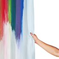 thumbnail image 4 of Polyester Fiber Shower Curtain, Colorful Oil Painting Shower Curtain, Metal Buckled Eye Waterproof Shower Curtain, Can Be Washed-72x72in, 4 of 8