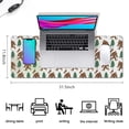 thumbnail image 5 of Long Mouse Pads for Desk,White Bigfoot and Tree Pattern Desk Mats on Top Of Desks, Desk Mouse Pad Extra Large with 3mm Non-Slip Base and Stitched Edge for Gaming,Office,Work,Home 31.5"x11.8", 5 of 6