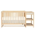 thumbnail image 3 of Dream On Me Milo 5 in 1 Convertible Crib and Changing Table with Free Changing Pad in Vintage White Oak, 3 of 17