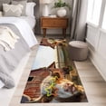 thumbnail image 4 of Runner Rugs 2x6 Ft, Farm Yaks Non Slip Area Rugs for Kitchen Bedroom Entryway, Farmhouse Barn Funny Animals Butterfly Washable Carpet Runner Rug Floor Mats for Bedroom Home Decor, 4 of 8