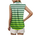 thumbnail image 5 of Womens Tank Top Casual Single Button Up Work Shirts Cute Print Sleeveless Lapel Shirt Tank Tops Casual Loose T-Shirts Summer Vests Tops, 5 of 6