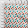 thumbnail image 1 of oneOone Tissu Popeline de Coton Cercle Géométrique Imprimé 1 Yard 56 Pouces de Large, 1 of 4