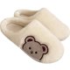 thumbnail image 1 of Pantuflas de felpa de oso de algodón para mujer, versátiles, a la moda, ropa interior y exterior, suave y grueso, antideslizante, diseño bonito y cálido, 1 of 4