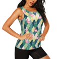 thumbnail image 2 of Lsque Flamingo Printed Workout Tank Tops for Women, Athletic Sports Tank Tops, Compression Sleeveless Dry Fit Shirts,Sleeveless Yoga Shirt-, 2 of 9