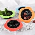 thumbnail image 4 of Creative Floor Drain Wholesale Plastic Plum Blossom Floor Drain TPR Floor Drain Sink Filter Sink Plug 2PCS Red, 4 of 5