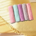 thumbnail image 4 of DOMELAY 6xSoft Velvet Kitchen Towels 9.8x9.8inch Water Absorption Fast Drying 5Pcs, 4 of 6