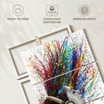 thumbnail image 6 of Elephant Stock Music Me Wall Art - Vertical Multi Panel Canvas - Living Room Wall Decor - Music Multi Panel - Beige And Gray Decor By Ashvin Harrison - 32" x 50", 6 of 8