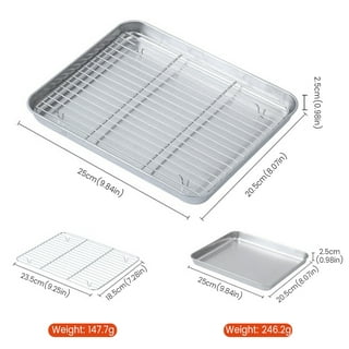 Topboutique Baking Sheet, 40 X 30 X 2.5cm Stainless Steel Large Cookie  Sheet Half Baking Pans, Non-toxic & Healthy, Easy Clean & Dishwasher Safe