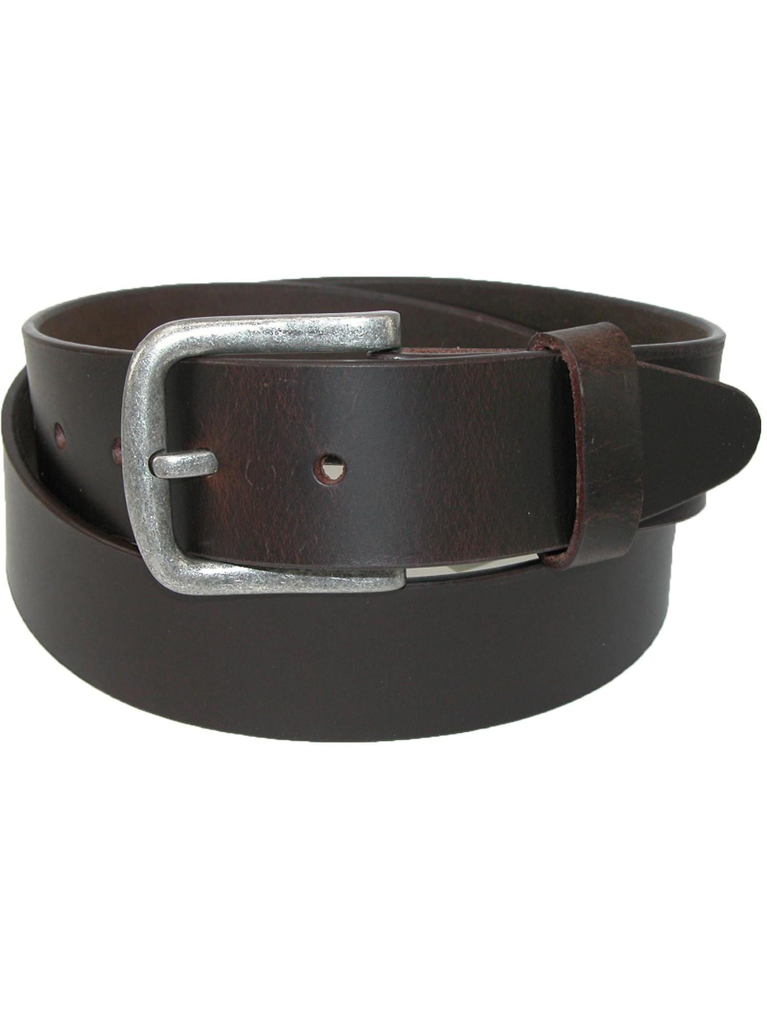 Oxford Leathercraft Genuine Leather Belt for Men Big Sizes to 64 Inches 