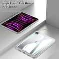 thumbnail image 5 of Clear Case for iPad Pro 11" 2024 M4 5th Geneartion A2836/A2837/A3006, Slim Lightweight TPU Back Transparent Shockproof Drop Protective Ultra Thin Anti-Yellow Case Cover for iPad Pro 11 2024, Clear, 5 of 6