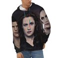 thumbnail image 2 of The Twilight Saga Men's Hoodie With Color Drawstrings Sweatshirt Hooded Pullover Print Winter Coat Jacket Xx-Large, 2 of 9