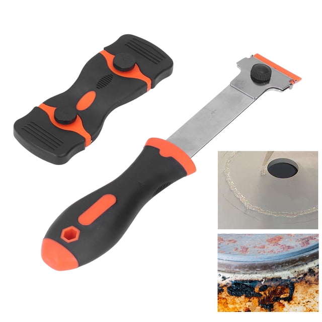 Raspador De Hoja De Afeitar, Cuchillo Raspador De Doble Filo, Ergonómico De Larga Vida útil Para Vidrio