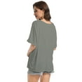 thumbnail image 2 of Women's Casual Short Sleeve Crew Neck T-Shirts, 2 of 6