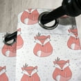 thumbnail image 3 of Ambesonne Fox Grommet Curtain, Abstract Dotted Background, 50" x 72", Coral Seafoam Black, 3 of 6