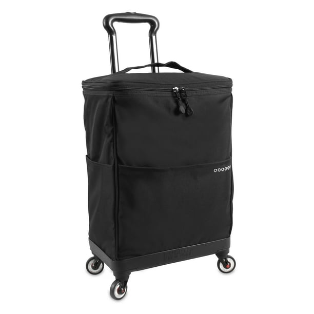 J World New York J World Shopper Rolling Tote Bag, Black