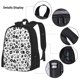 thumbnail image 3 of Balery Black Footprints Mochila Escolar 3 en 1 para Niños - Mochila Resistente con Lonchera Térmica y Estuche - Mochila Escolar para Niños y Niñas, 3 of 7