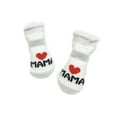 thumbnail image 2 of SPRING PARK Baby Toddler Newborn Infant Soft Warm Cotton Love Mama/Papa Letters Socks Gift, 2 of 7