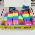 thumbnail image 3 of Stackable Non-Sharpening Writing Pencils – Multicolor Connectable Design for Creative Play, Learning & Party Favors – Ages 3+, 3 of 5
