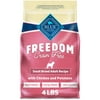 Blue Buffalo Freedom Small Breed Chicken Dry Dog Food for Adult Dogs, Grain-Free, 4 lb. Bag