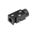 thumbnail image 3 of 4Pcs PCB Mount 3.5mm 3 Pin Socket Stereo Jack Audio Video Connector Black PJ320, 3 of 4