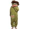 thumbnail image 2 of Big Mouth Monster Onesie Pajamas, Plush Monster Onesie, Soft Plush Loungewear, Cozy One Piece Loungewear Funny Onesie for Halloween Costumes, Halloween Pajamas & Christmas Pajamas Green 120, 2 of 5