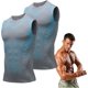 thumbnail image 1 of Maynox Camiseta de compresión, camiseta sin mangas con forma iónica, camiseta de compresión de manga corta para hombre, 1 of 7