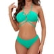 thumbnail image 2 of Conjuntos de bikini Prolriy para mujer, bikini de moda para mujer, dos trajes de baño de playa para mujer, trajes de baño para mujer, verde menta M, 2 of 8