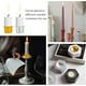 thumbnail image 3 of 40 portavelas de aluminio de metal para velas, insertos de 0,7 x 1 pulgada, protectores antigoteo para velas., 3 of 9