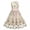 Beige, variant on IBTOM CASTLE Flower Girl Dress Lace Embroidery Birthday Party Wedding Dresses Kids Formal Bridesmaid Tulle Dresses Princess Pageant Floral Gown 7-8 Years Green