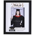 thumbnail image 2 of Dicksons FRMWDBL-810-105 Class of 2024 Congrats Graduate May He Give You The Desires Of Your Heart Glossy Black 11 x 9 Wood And Glass Shadow Box Style Tabletop Or Wall Framed Art Holds 5 x 7 Photo, 2 of 3