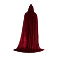 thumbnail image 4 of Capa con capucha de terciopelo para niños de Halloween, accesorio de , traje de mago para fiestas de cumpleaños, mascaradas y Halloween, 90cm, 4 of 8