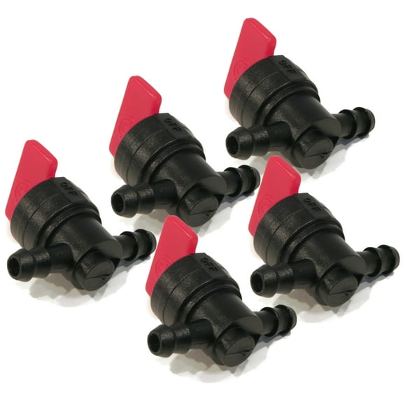 The ROP Shop (Pack of 5) Fuel Shutoff Valve for Briggs & Stratton 491860, 494768 Mower Engine