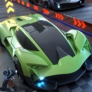 BUTOMKY 1:24 Scale Lamborghini RC Drift Car, 2.4GHz High Speed Racing Car with LED Headlights,3 Speed Modes, Extra Tires & Race Cones, Rechargeable Toy Gift for Kids 4-12 Years Old