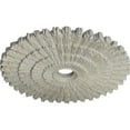 thumbnail image 3 of Ekena Millwork 24 3/4"OD x 3 1/4"ID x 1 7/8"P Eryn Ceiling Medallion (Fits Canopies up to 4"), Hand-Painted Pot of Cream Crackle, 3 of 6