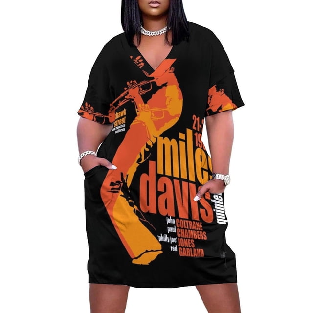 -vestido holgado de manga larga para mujer traje de verano 1961