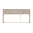 thumbnail image 6 of Danya B. Modern 3 Cube Floating Wall Shelf with Display Ledge - Easy to Hang Wall Mounted Triple Cubby Shelf - Oak, 6 of 13