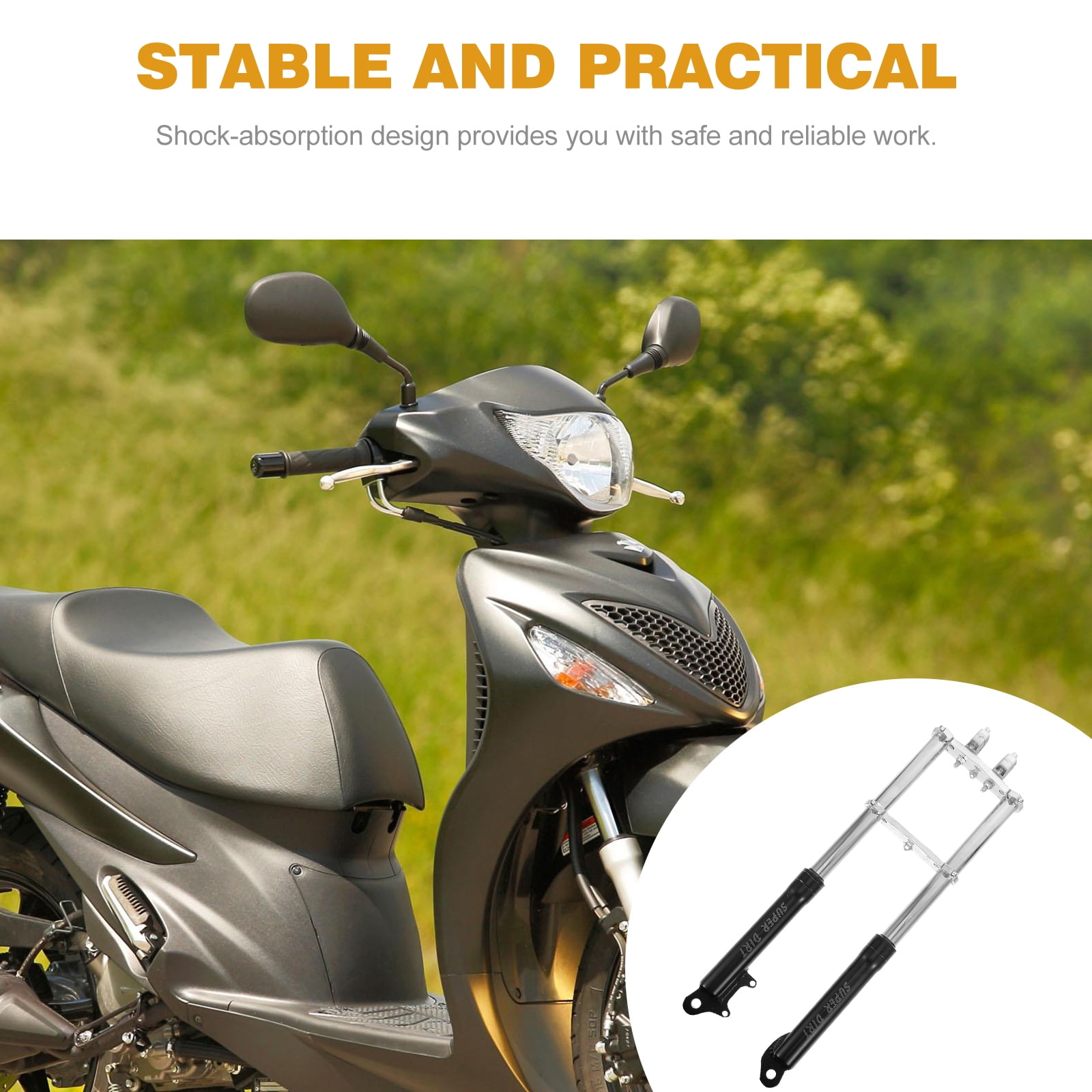 Small Mini Dirt Bike Front Fork Shock-absorption Suspension Fork Dirt Bike  Parts