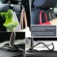 thumbnail image 4 of Ganchos para reposacabezas de asiento de auto, paquete de 4, Amooca, negro, universal, 4 of 9