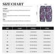 thumbnail image 3 of Kdxio Skull Daisy Print Mens Sleep Shorts Bottoms Soft Comfy Pajama Wear Pants with Drawstring Pockets, 3 of 5